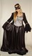 18th - 19th Century Masquerade Gown in Black and White